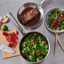 Sauteuse bord droit en inox ALCHIMY