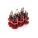 CLASSIC SET : 6 ASSORTED NOZZLES & STAND