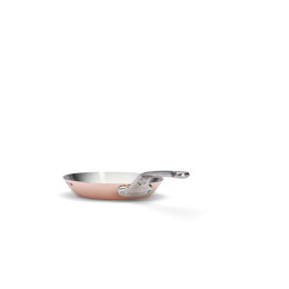 Poêle cuivre-inox