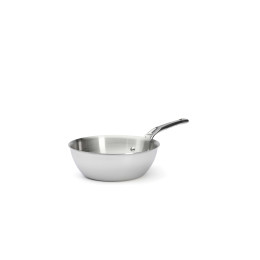 Stainless steel straight sauté-pan AFFINITY Ø16cm
