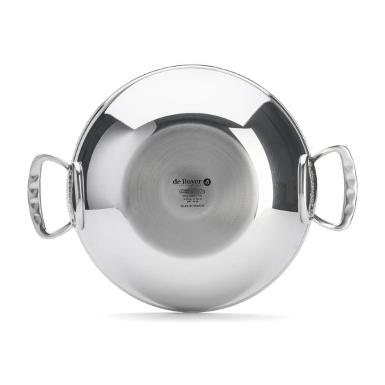 Wok inox multicouche AFFINITY Ø32cm avec anses