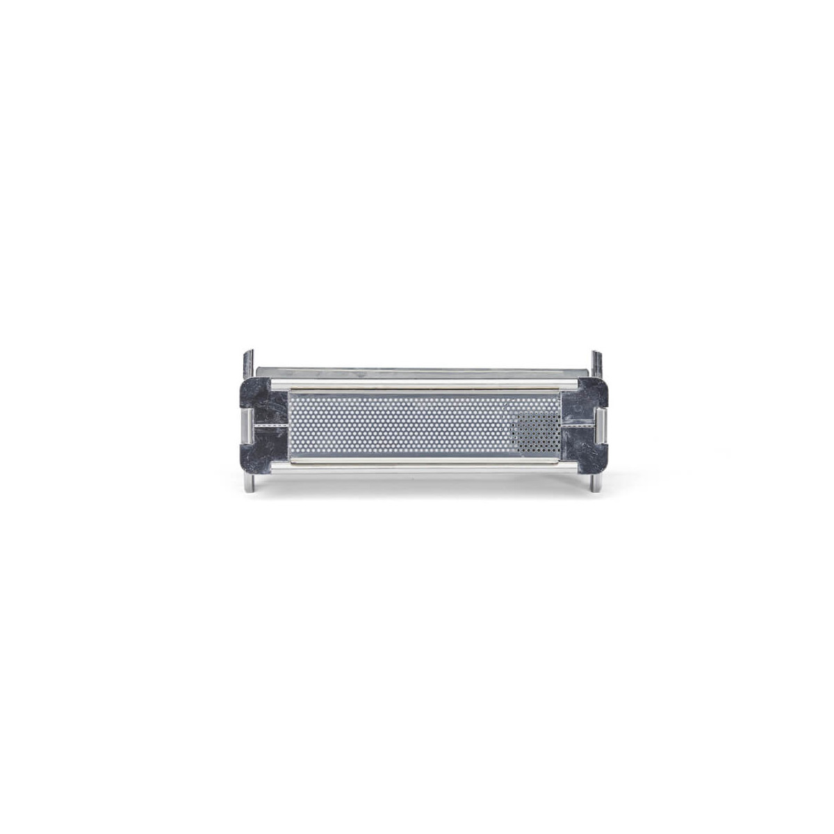 Perforated stainless steel Pâté en croûte Mould GEOFORME 24x5x6cm