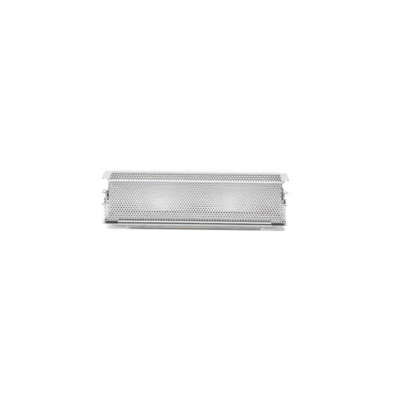 Zusammenklappbare Pastetenform aus perforiertem Edelstahl GEOFORME 24x5x6cm