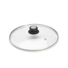 Glasdeckel mit Bakelitgriff Ø28cm