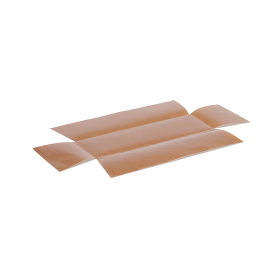 Perforated stainless steel cake mould 26x10,3cm + 2 non-stick baking sheets