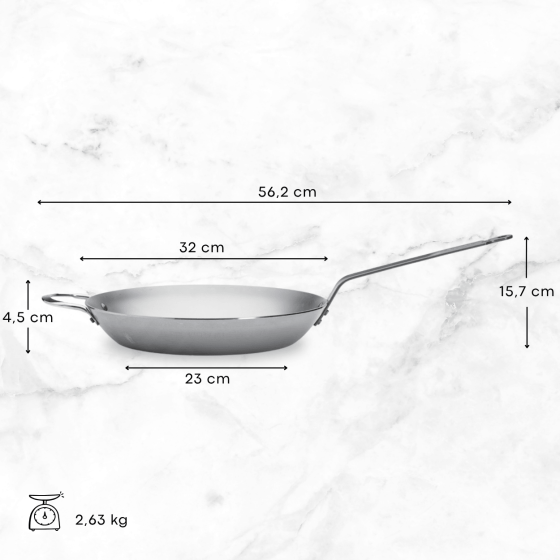 Steel frying pan MINERAL B Ø32cm