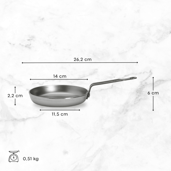 Blinis-Pfännchen Eisen MINERAL B Ø14cm