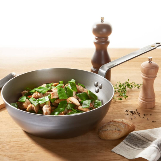 Steel deep country pan MINERAL B Ø28cm