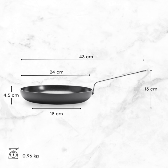 Poêle antiadhésive céramique CERANOA Ø24cm