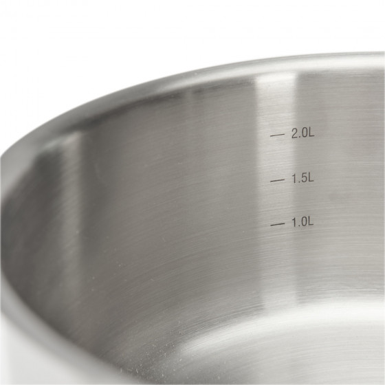 Duo casserole Ø20cm et poêle Ø28cm inox PRIM'APPETY