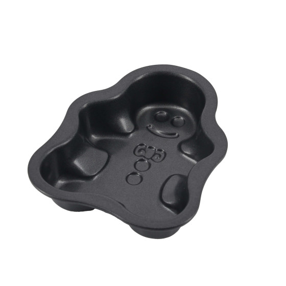 Set of 4 non-stick steel Mini Gingerbread Man Moulds