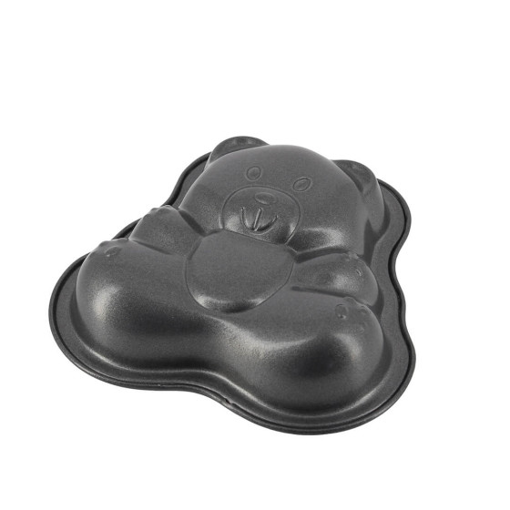 Set of 4 non-stick steel Mini Bear‑Shaped Moulds