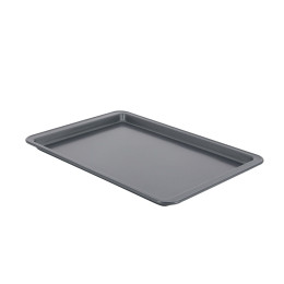Non‑stick steel oven tray 38×25 cm H.1.8 cm