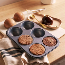Use of half-sphere tray