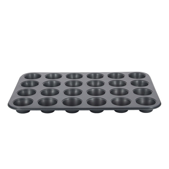 Blechform 24 Mini‑Muffin Stahl‑Antihaft