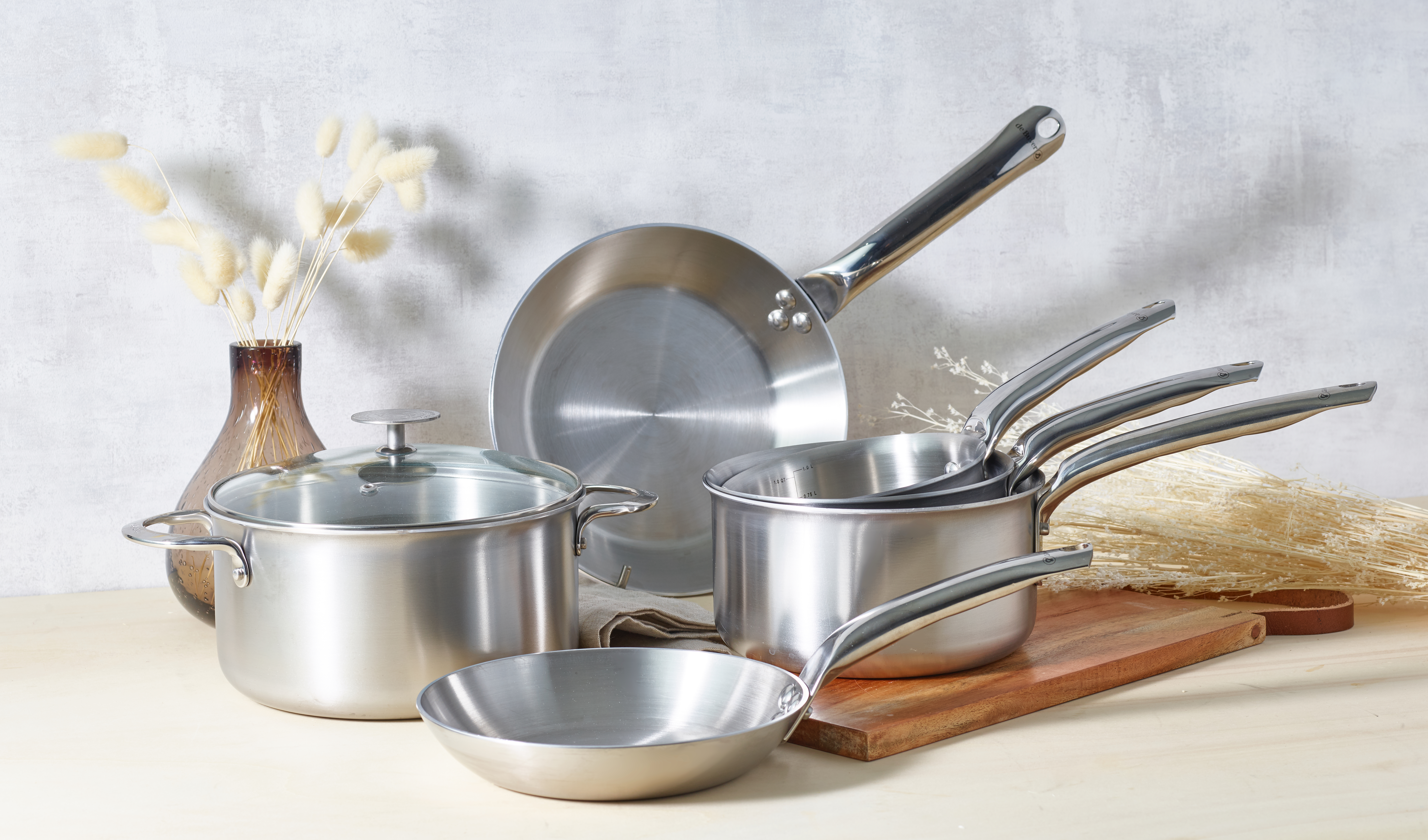 Batterie en inox multicouche : collection ALCHIMY