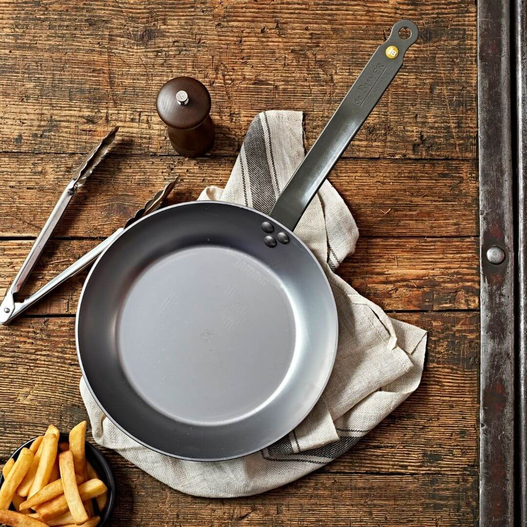 De Buyer Mineral B koekenpan 32 cm • Zilver • de Bijenkorf