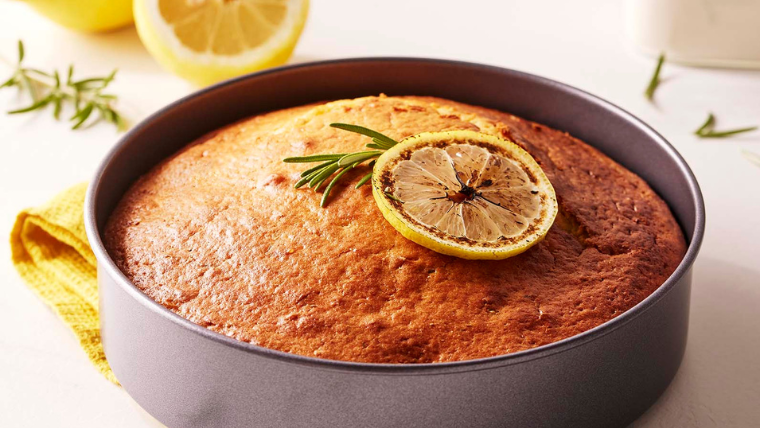 Yogurt Cake with Rosemary and Lemon
