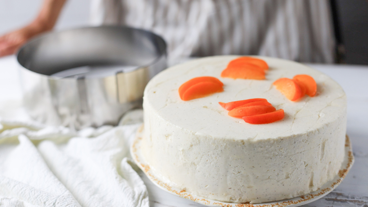 Vanilla, Apricot, and Honey Entremets