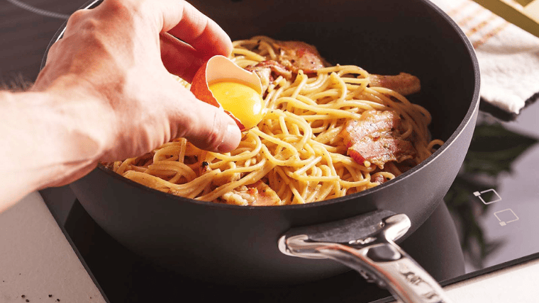 Reinvented Carbonara Pasta