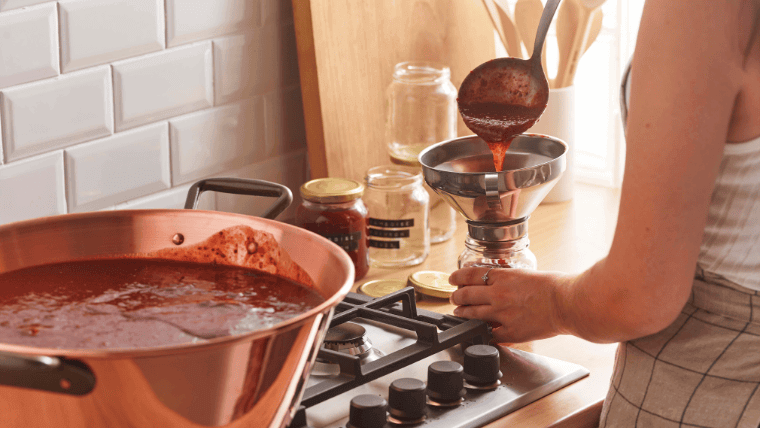 Why use copper for jam ?